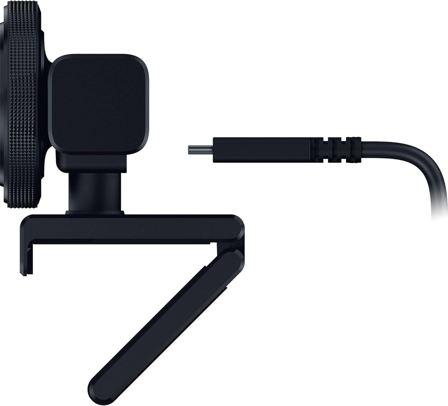Kiyo V2 Streaming Webcam: 4K 30 FPS, 1080P 60 FPS - AI Powered Auto-Framing - Built-In Microphone - Ultrawide Angle Lens - Privacy Cover - Works with OBS, Xsplit, Discord, Zoom, Teams - Black