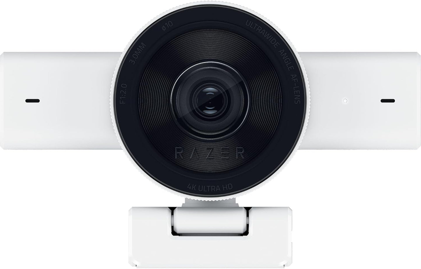 Kiyo V2 Streaming Webcam: 4K 30 FPS, 1080P 60 FPS - AI Powered Auto-Framing - Built-In Microphone - Ultrawide Angle Lens - Privacy Cover - Works with OBS, Xsplit, Discord, Zoom, Teams - White