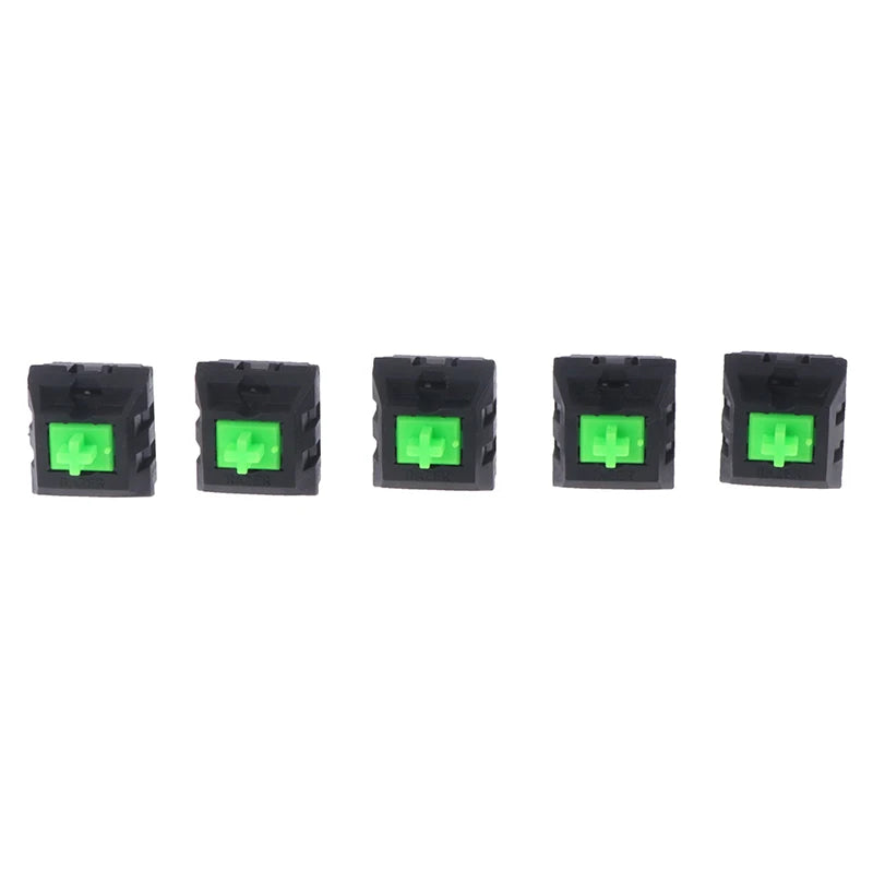5Pcs Green RGB Switches for Razer Blackwidow Chroma Gaming Mechanical Keyboard and Others with 4Pin Led Switch