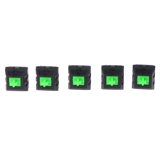 5Pcs Green RGB Switches for Razer Blackwidow Chroma Gaming Mechanical Keyboard and Others with 4Pin Led Switch