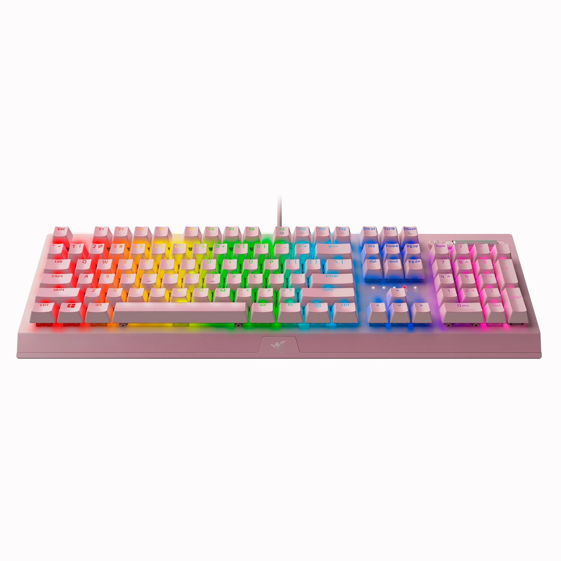 Blackwidow V3 Wired Mechanical Gaming Keyboard for PC, Chroma RGB, Wrist Rest, Quartz