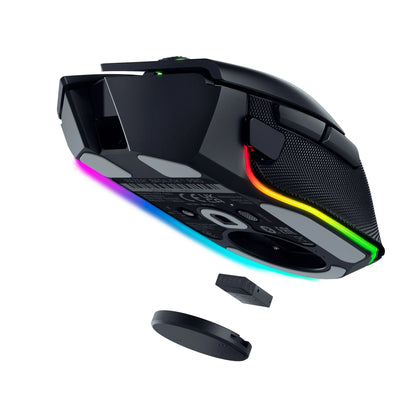 Basilisk V3 Pro Wireless Gaming Mouse with 13 Zone Chroma RGB, Hyperscroll Tilt Wheel, Black