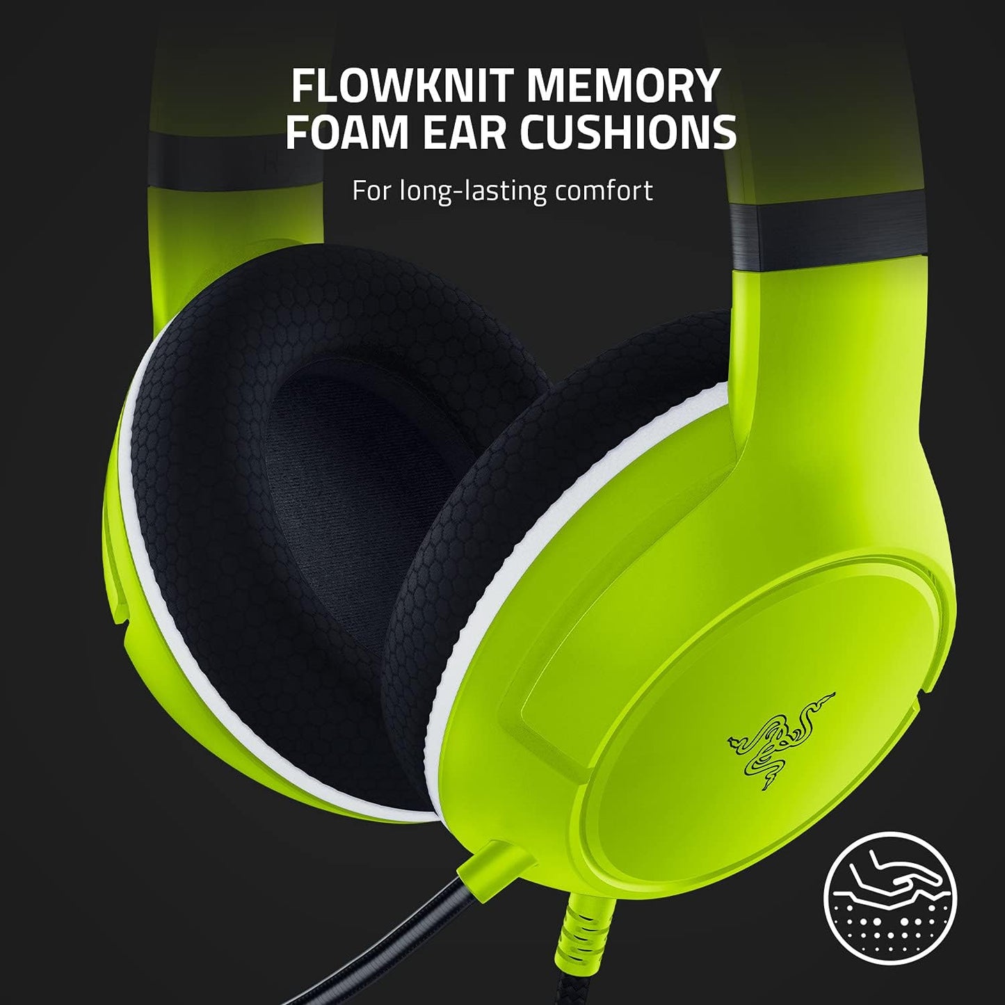 Kaira X Wired Headset for Xbox Series X|S, Xbox One, PC, Mac & Mobile Devices: Triforce 50Mm Drivers - Hyperclear Cardioid Mic - Memory Foam Ear Cushions - On-Headset Controls - Electric Volt