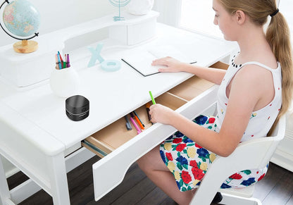 Desktop Vacuum Cleaner, Mini Table Dust Sweeper Energy Saving,High Endurance up to 400 Mins,360º Rotatable Design for Keyboard/Home/School/Office (Black Charging)