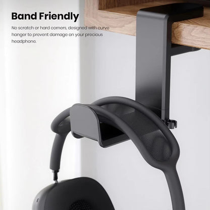 No Punch Table Clip Hook Headphone Holder 360 Degree Rotating Headphone Holder Miscellaneous Storage Hanging Hot Selling 2026