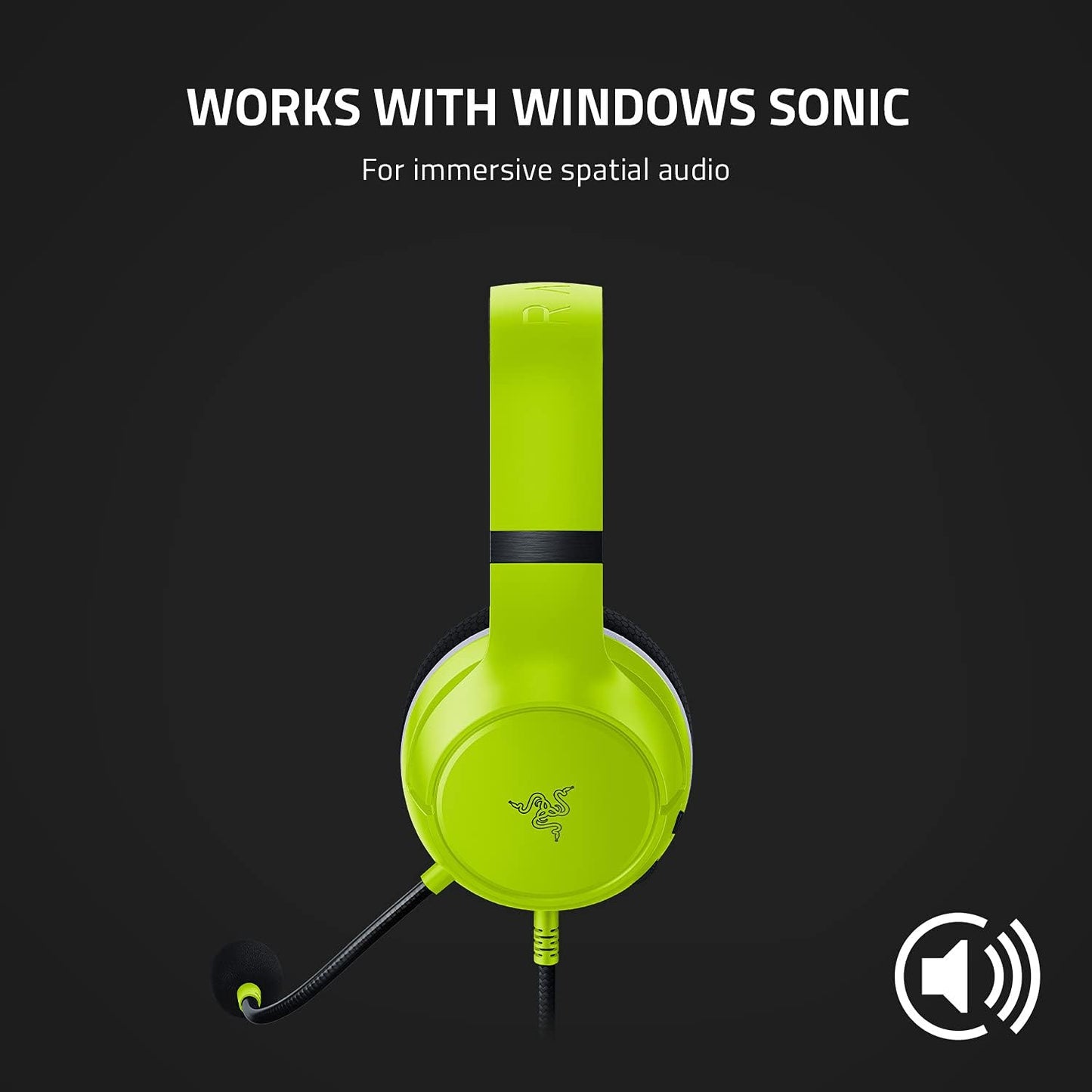 Kaira X Wired Headset for Xbox Series X|S, Xbox One, PC, Mac & Mobile Devices: Triforce 50Mm Drivers - Hyperclear Cardioid Mic - Memory Foam Ear Cushions - On-Headset Controls - Electric Volt