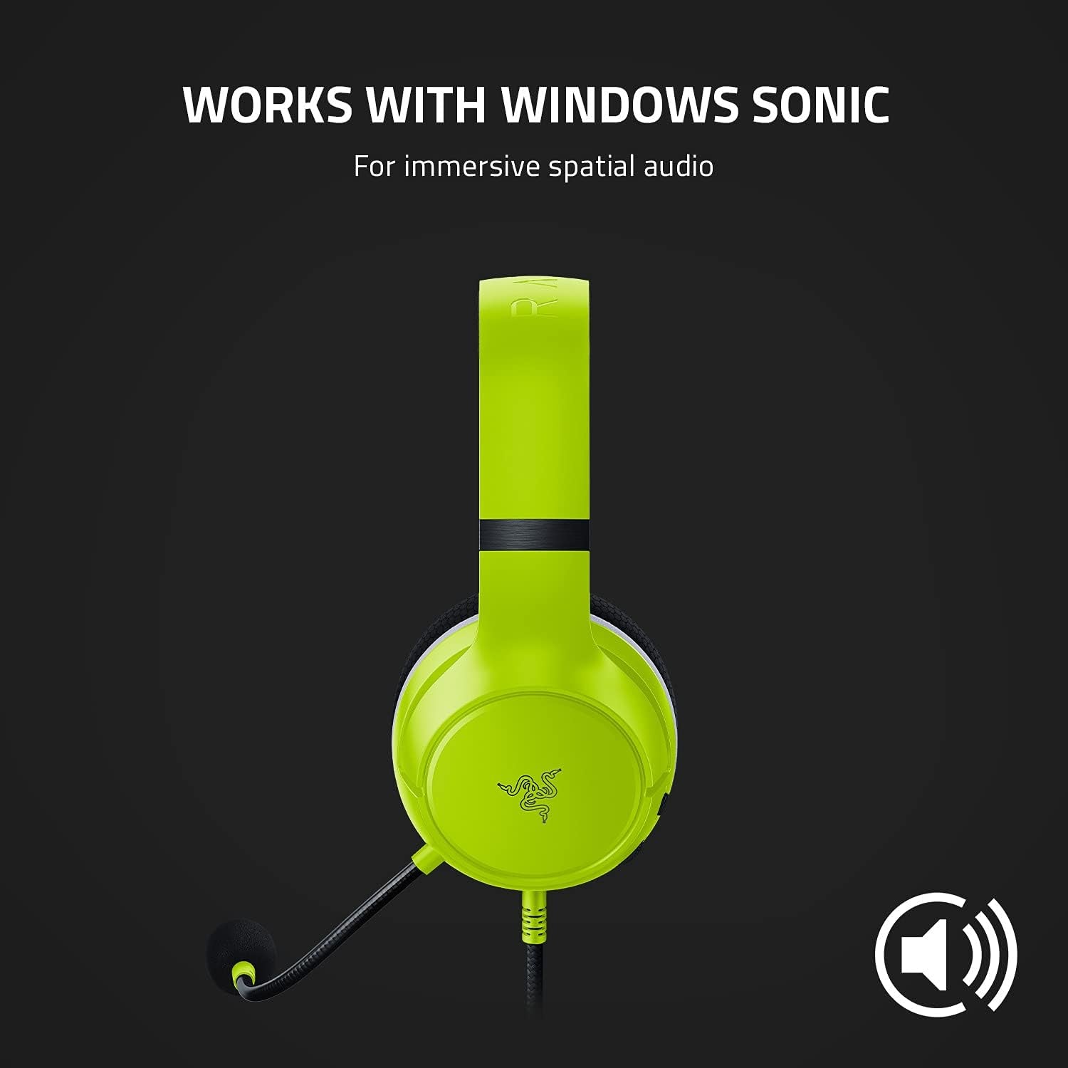 Kaira X Wired Headset for Xbox Series X|S, Xbox One, PC, Mac & Mobile Devices: Triforce 50Mm Drivers - Hyperclear Cardioid Mic - Memory Foam Ear Cushions - On-Headset Controls - Electric Volt