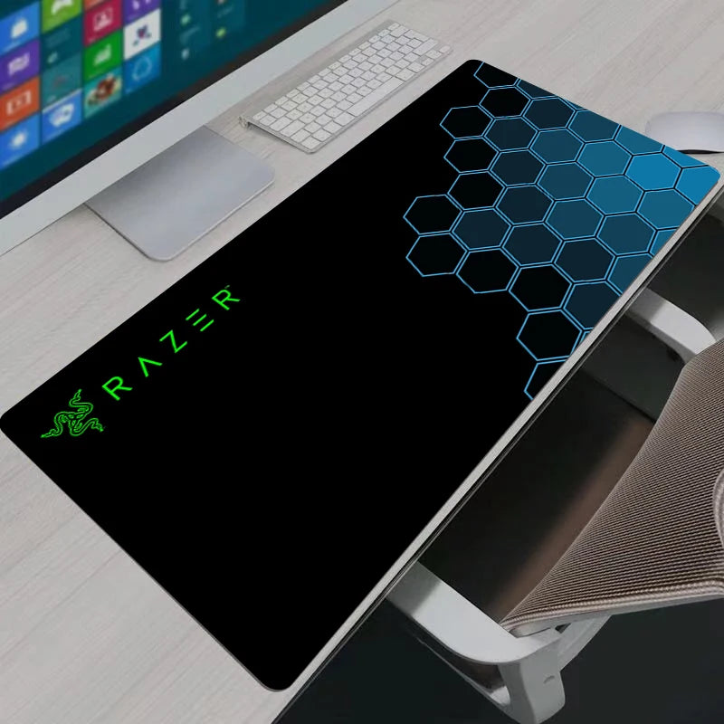 Hexagon Mouse Pad Anime Gaming Accessories XXL Carpet Gamer PC Computer Keyboard Desk Mat Mausepad Office Gifts Mouse Pads