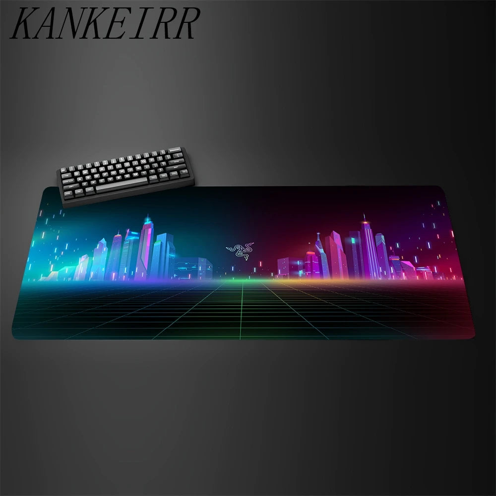 Razer Mouse Comics Pad 90X40 Cm Kawaii Desk Mat Xxl Pc Gamer Gaming Computer Offices Mousepad Keyboard