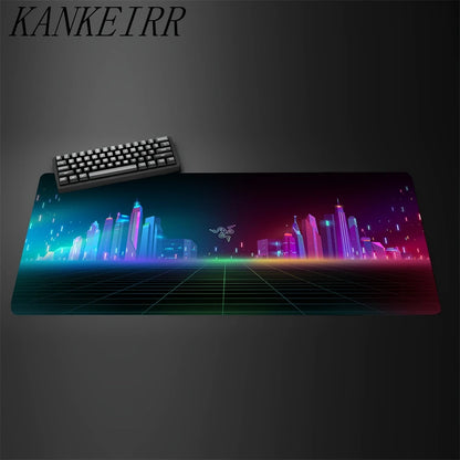 Razer Mouse Comics Pad 90X40 Cm Kawaii Desk Mat Xxl Pc Gamer Gaming Computer Offices Mousepad Keyboard