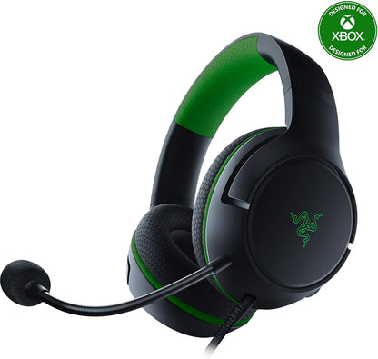 Kaira X Wired Headset for Xbox Series X|S, Xbox One, PC, Mac & Mobile Devices: Triforce 50Mm Drivers - Hyperclear Cardioid Mic - Flowknit Memory Foam Ear Cushions - On-Headset Controls - Black