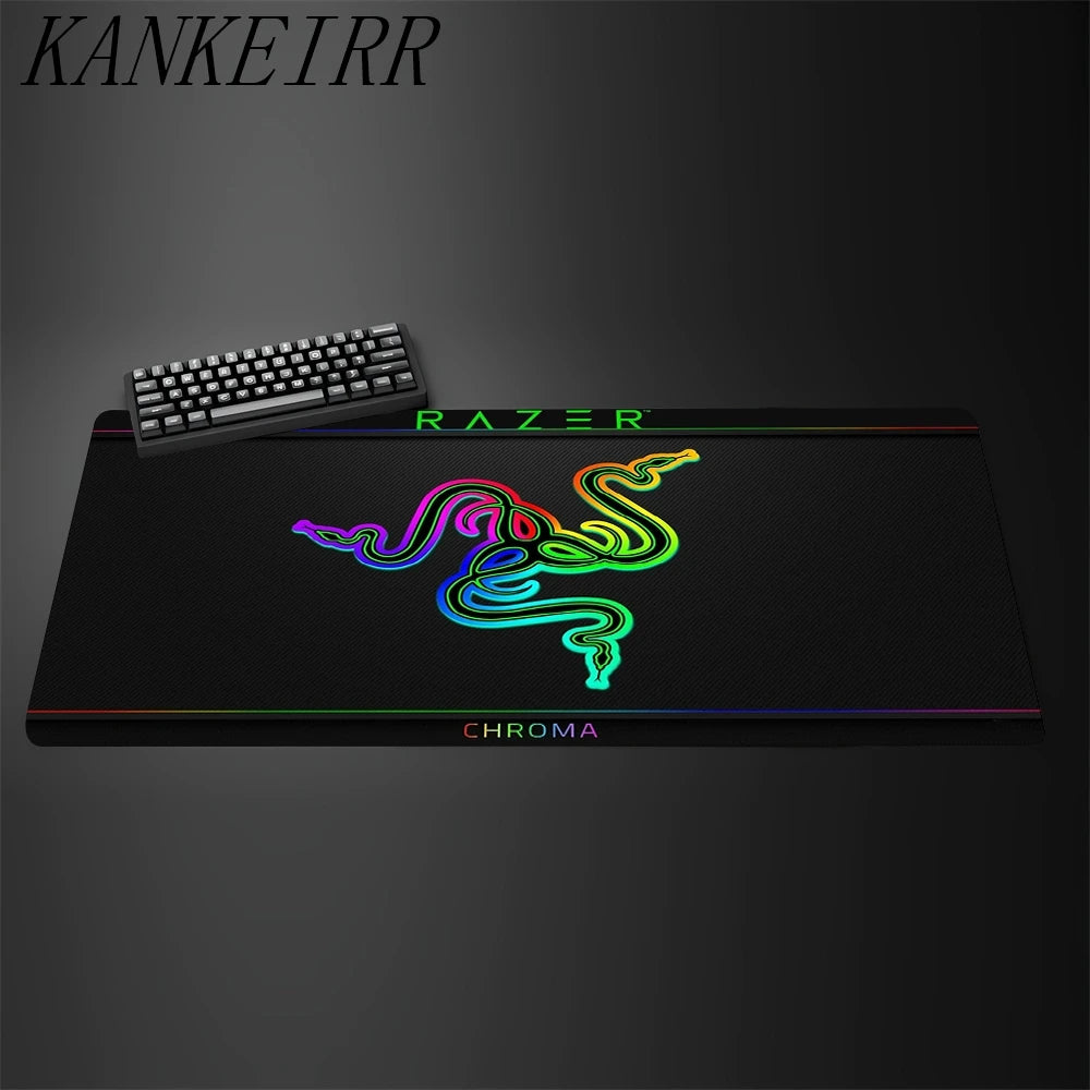 Razer Mouse Comics Pad 90X40 Cm Kawaii Desk Mat Xxl Pc Gamer Gaming Computer Offices Mousepad Keyboard