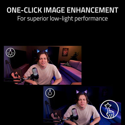 Kiyo V2 Streaming Webcam: 4K 30 FPS, 1080P 60 FPS - AI Powered Auto-Framing - Built-In Microphone - Ultrawide Angle Lens - Privacy Cover - Works with OBS, Xsplit, Discord, Zoom, Teams - White