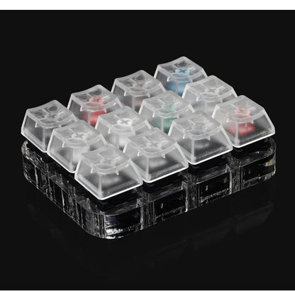Switch Tester Cherry MX Kailh Switches Black Red Brown Blue 4 6 8 9 12 Key Translucent Keycaps Mechanical Keyboard Tester