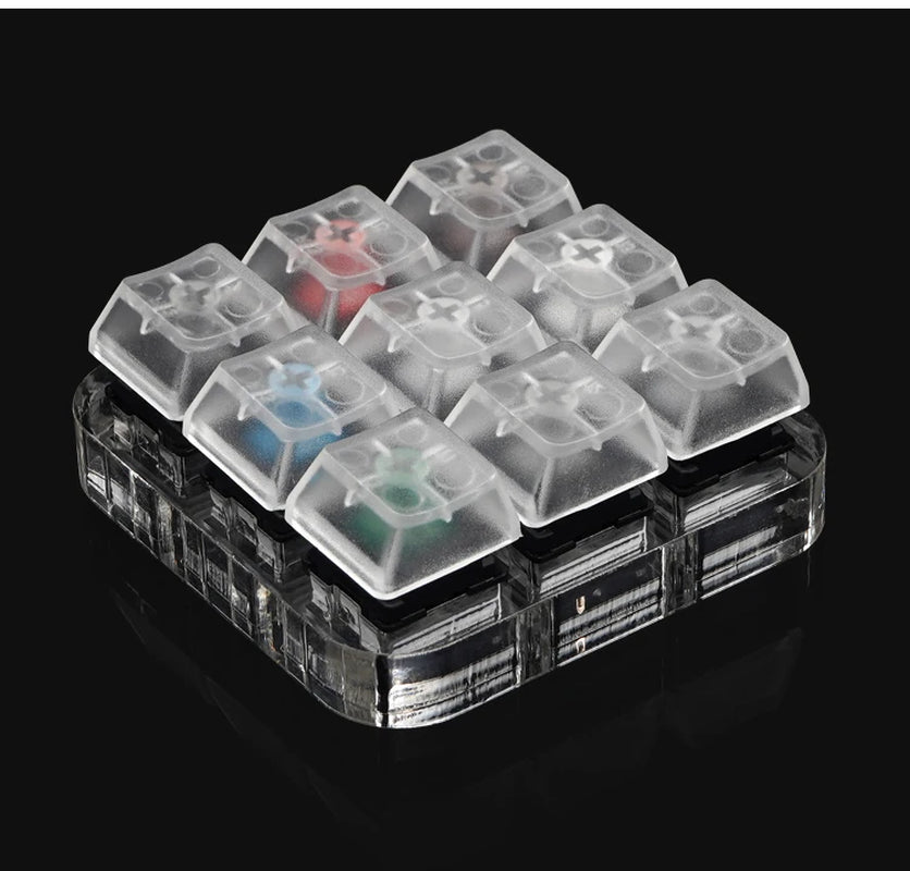 Switch Tester Cherry MX Kailh Switches Black Red Brown Blue 4 6 8 9 12 Key Translucent Keycaps Mechanical Keyboard Tester