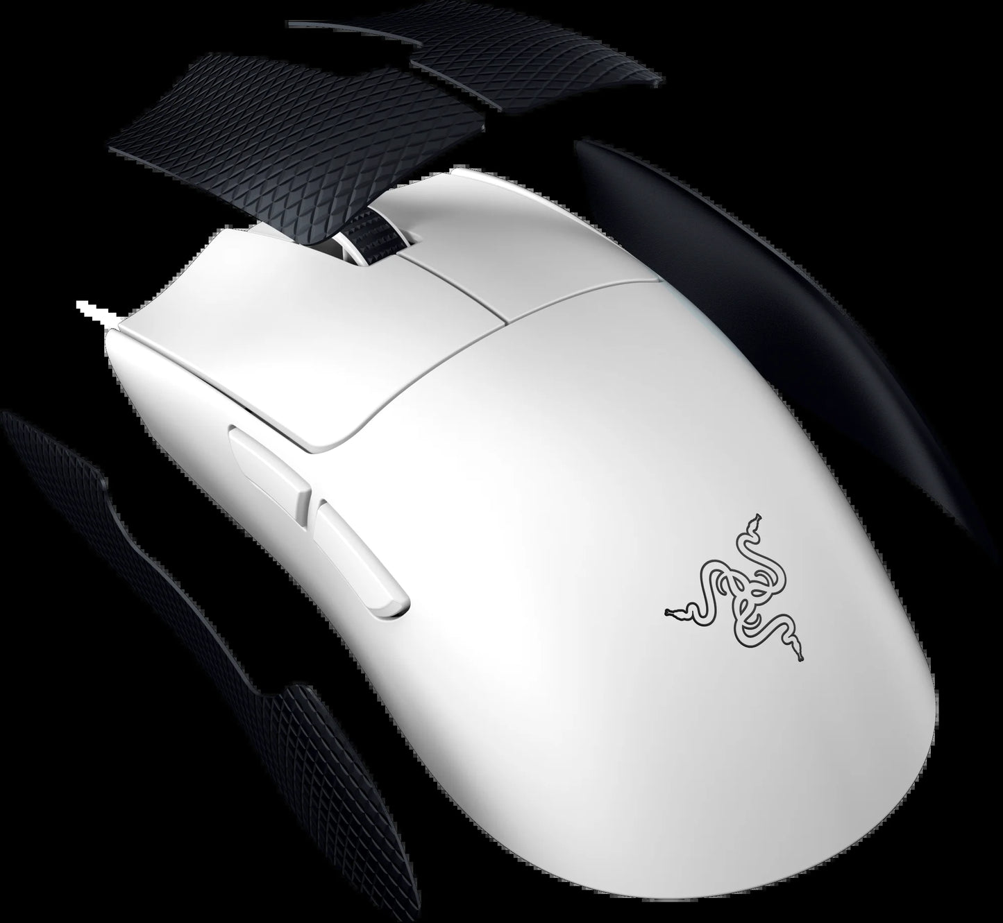 Viper V3 Pro Lightweight USB Wireless Symmetrical Esports Gaming Mouse, 2.4Ghz, 55G, White