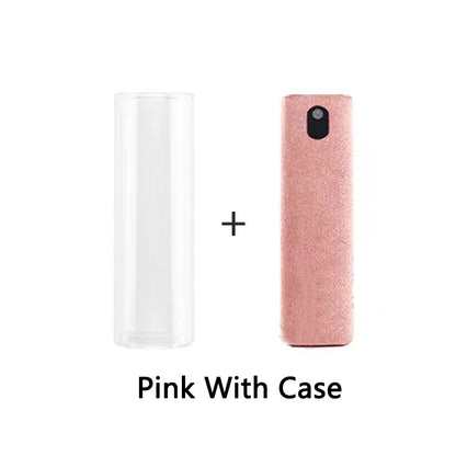 2 in 1 Screen Cleaner Spray Bottle Computer Cellphone Screen Cleaner with Microfiber Cloth Set Cleaning Tools Cleaning Supplies