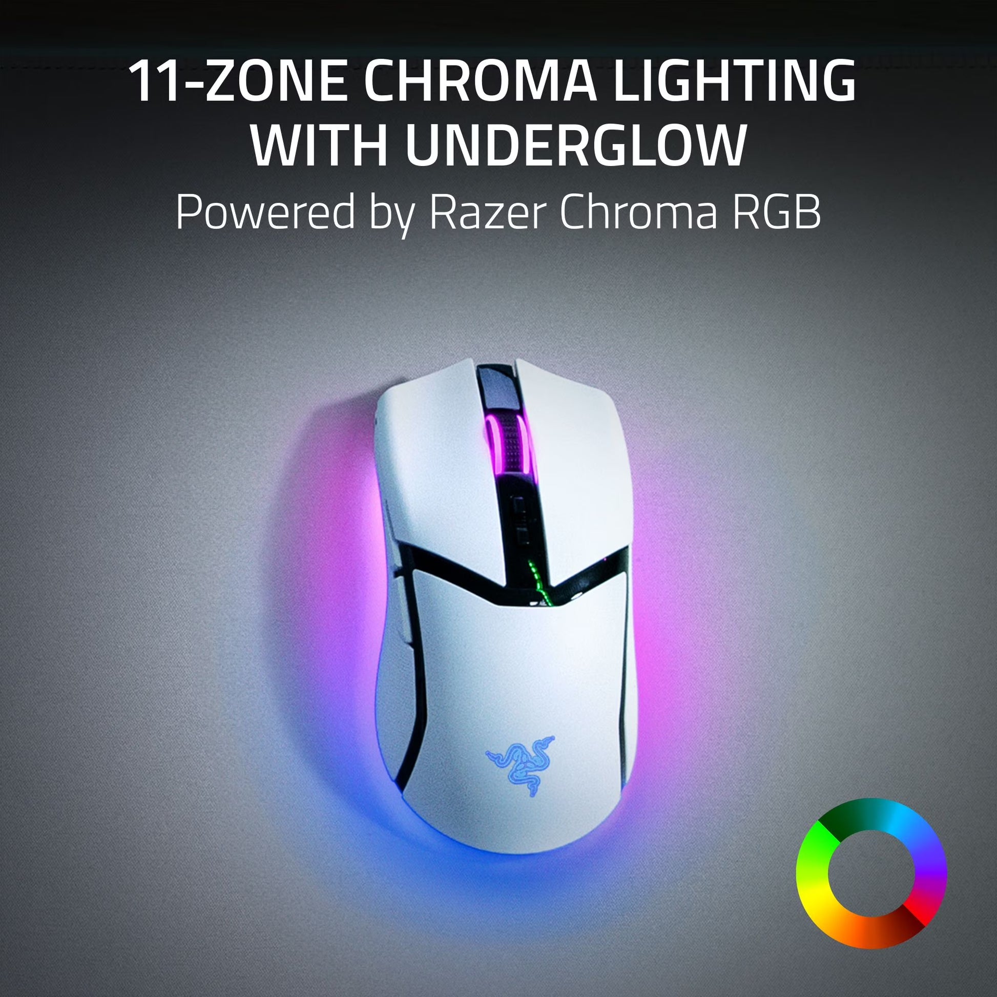 Cobra Pro Optical Bluetooth Wireless Gaming Mouse, White