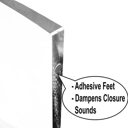 Acrylic Laptop Monitor Stand & Computer Riser with Cat Keyboard Protector, Space-Saving Design, Extra Storage, Clear Shelf - Ideal for Monitors, Laptops, Printers, Desktop Decor