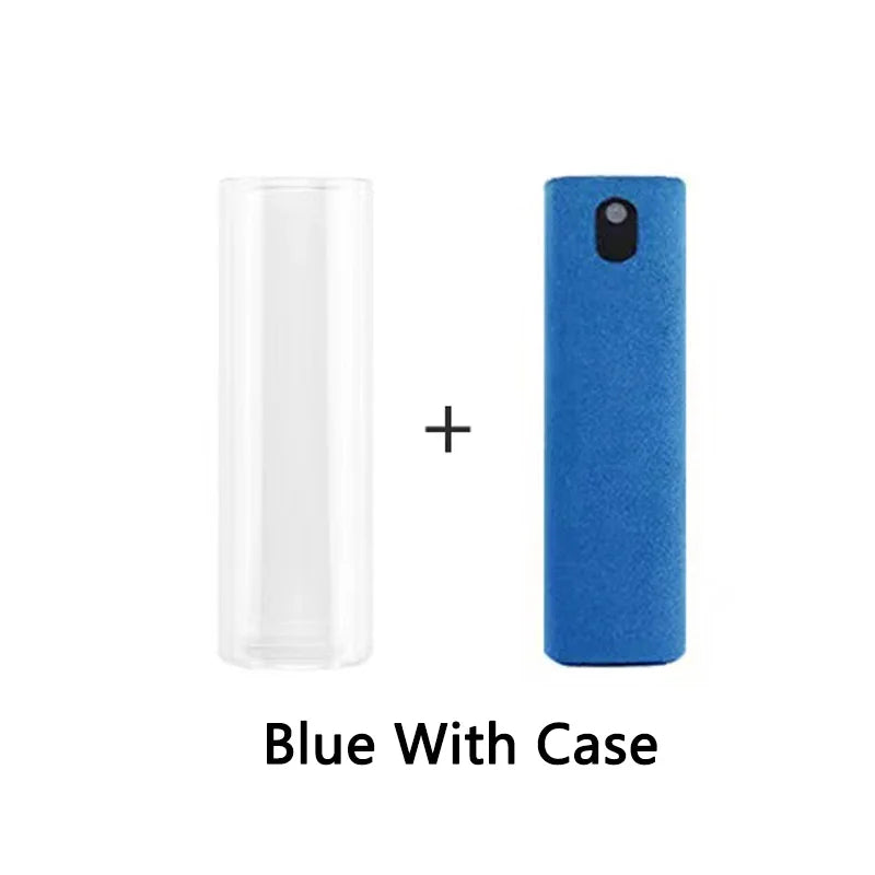 2 in 1 Screen Cleaner Spray Bottle Computer Cellphone Screen Cleaner with Microfiber Cloth Set Cleaning Tools Cleaning Supplies