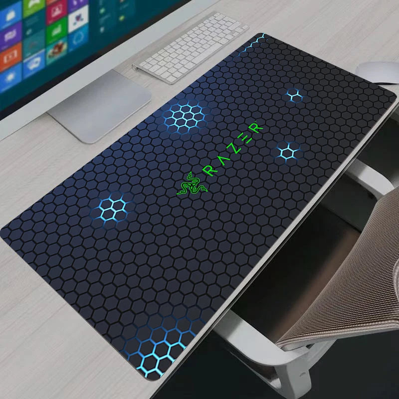 Hexagon Mouse Pad Anime Gaming Accessories XXL Carpet Gamer PC Computer Keyboard Desk Mat Mausepad Office Gifts Mouse Pads