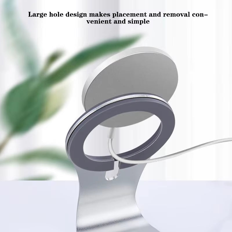 Magsafe Cell Phone Charger Stand Magnetic Phone Stand Aluminum Alloy Stand for Iphone 12 Series Fast Wireless Charging Stand