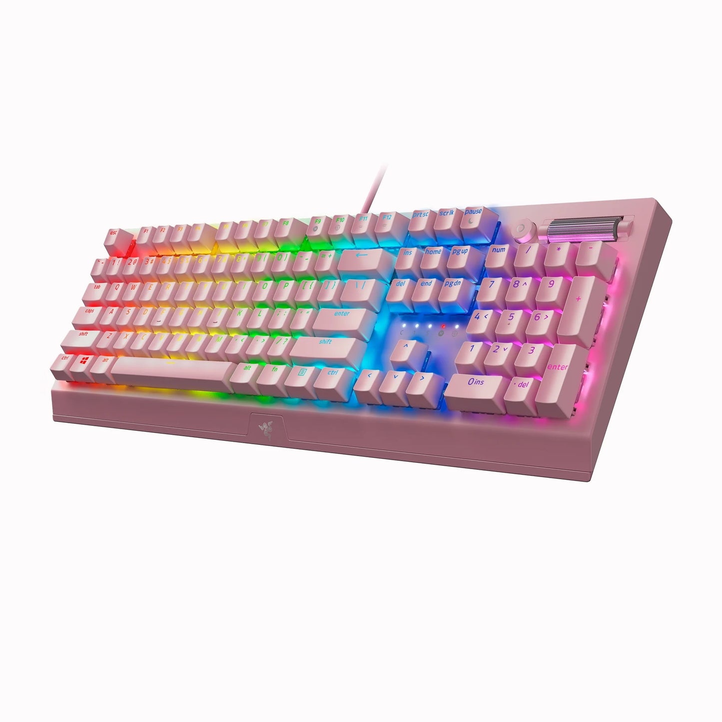 Blackwidow V3 Wired Mechanical Gaming Keyboard for PC, Chroma RGB, Wrist Rest, Quartz