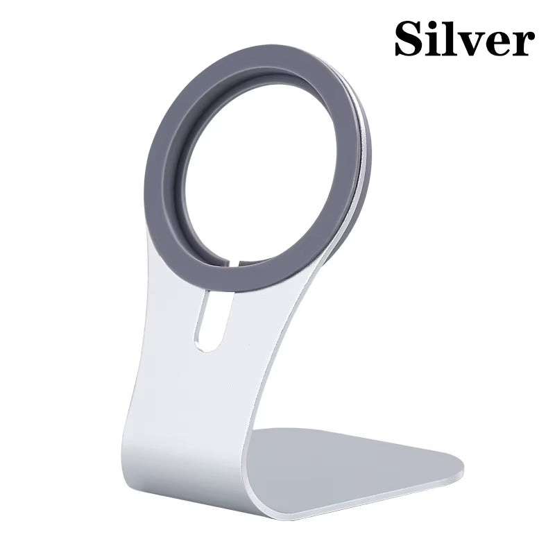 Magsafe Cell Phone Charger Stand Magnetic Phone Stand Aluminum Alloy Stand for Iphone 12 Series Fast Wireless Charging Stand