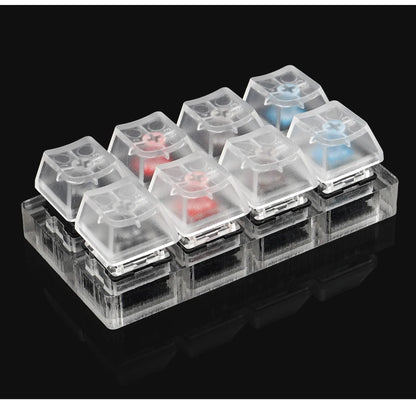 Switch Tester Cherry MX Kailh Switches Black Red Brown Blue 4 6 8 9 12 Key Translucent Keycaps Mechanical Keyboard Tester