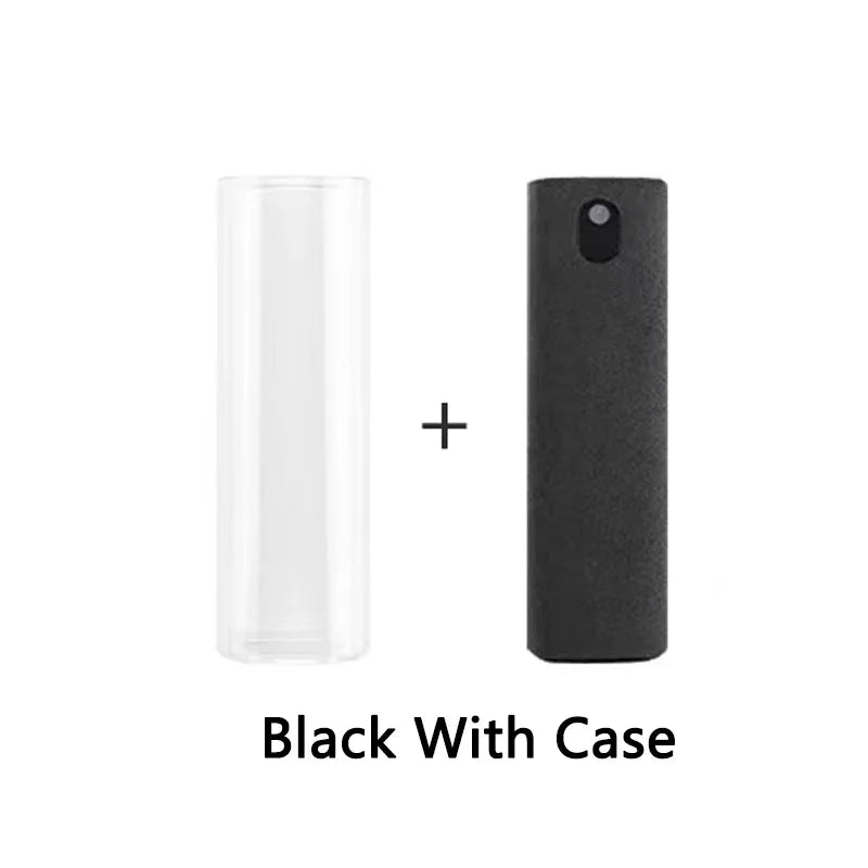 2 in 1 Screen Cleaner Spray Bottle Computer Cellphone Screen Cleaner with Microfiber Cloth Set Cleaning Tools Cleaning Supplies