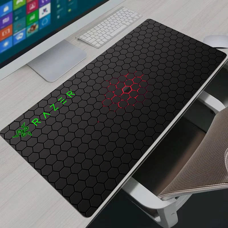 Hexagon Mouse Pad Anime Gaming Accessories XXL Carpet Gamer PC Computer Keyboard Desk Mat Mausepad Office Gifts Mouse Pads