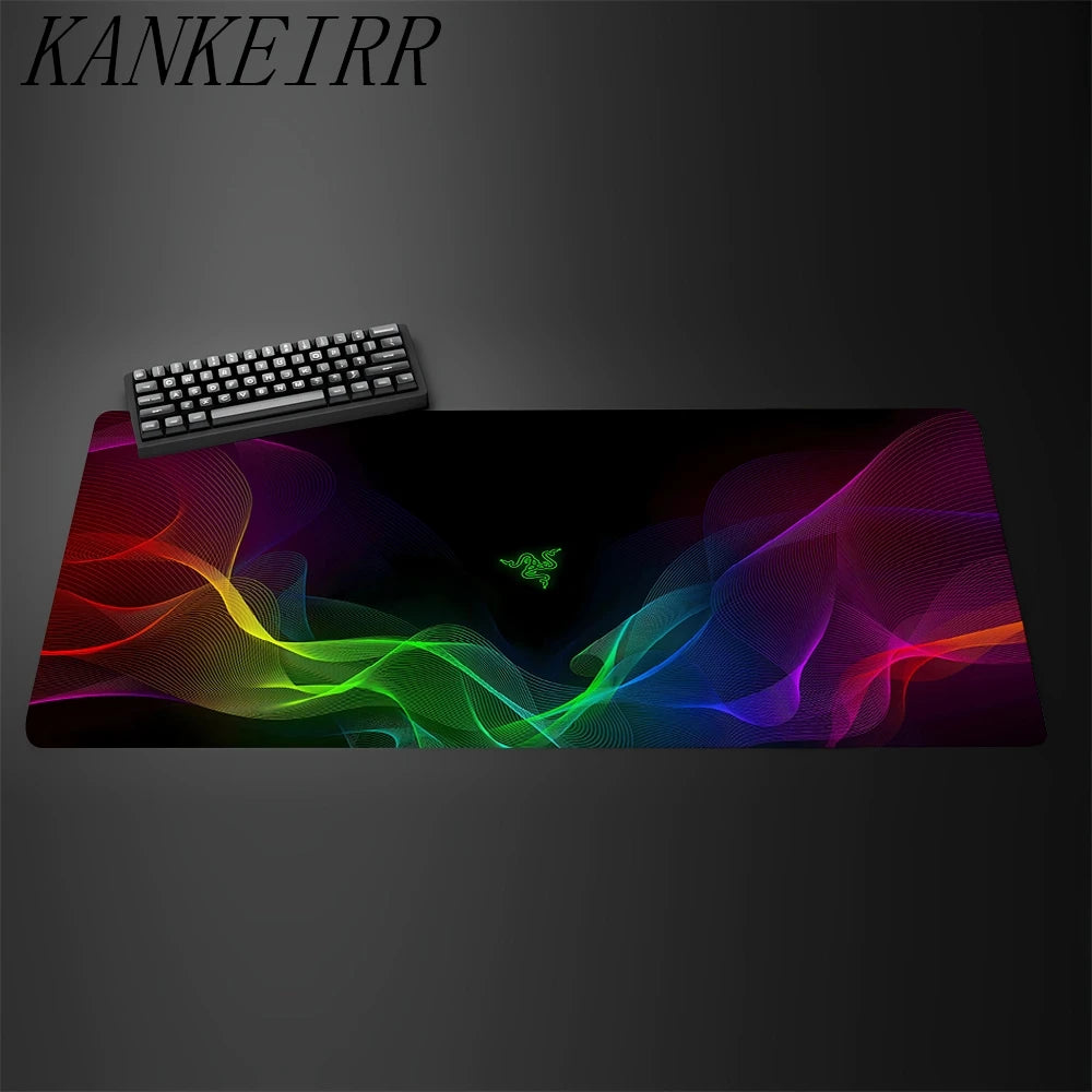 Razer Mouse Comics Pad 90X40 Cm Kawaii Desk Mat Xxl Pc Gamer Gaming Computer Offices Mousepad Keyboard