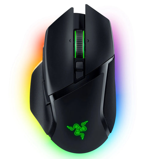 Basilisk V3 Pro Wireless Gaming Mouse with 13 Zone Chroma RGB, Hyperscroll Tilt Wheel, Black