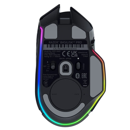 Basilisk V3 Pro Wireless Gaming Mouse with 13 Zone Chroma RGB, Hyperscroll Tilt Wheel, Black