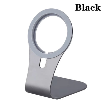 Magsafe Cell Phone Charger Stand Magnetic Phone Stand Aluminum Alloy Stand for Iphone 12 Series Fast Wireless Charging Stand