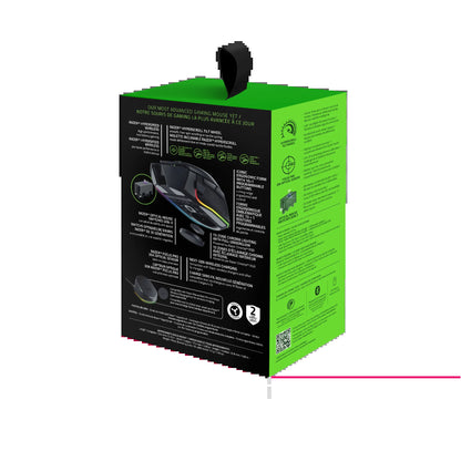 Basilisk V3 Pro Wireless Gaming Mouse with 13 Zone Chroma RGB, Hyperscroll Tilt Wheel, Black