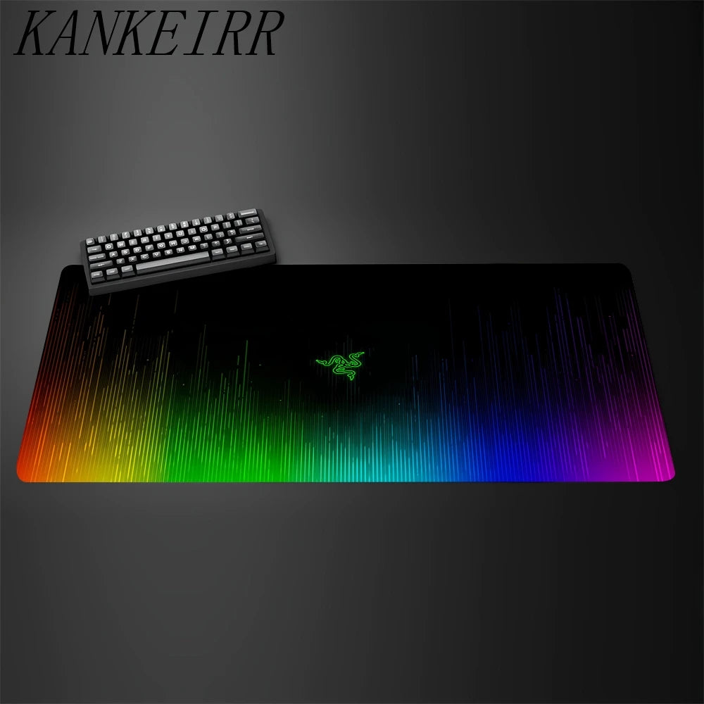 Razer Mouse Comics Pad 90X40 Cm Kawaii Desk Mat Xxl Pc Gamer Gaming Computer Offices Mousepad Keyboard