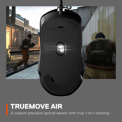 Rival 5 Gaming Mouse with 9 Programmable Buttons and 18K CPI Truemove Air Optical Sensor