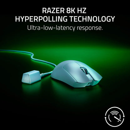 Viper V3 Pro Lightweight USB Wireless Symmetrical Esports Gaming Mouse, 2.4Ghz, 55G, White