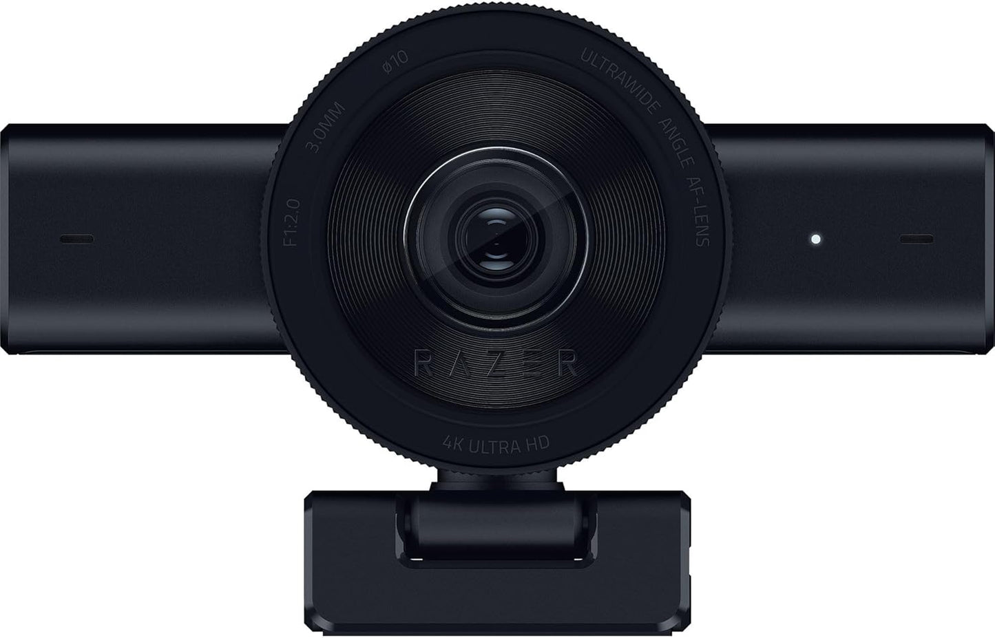 Kiyo V2 Streaming Webcam: 4K 30 FPS, 1080P 60 FPS - AI Powered Auto-Framing - Built-In Microphone - Ultrawide Angle Lens - Privacy Cover - Works with OBS, Xsplit, Discord, Zoom, Teams - Black