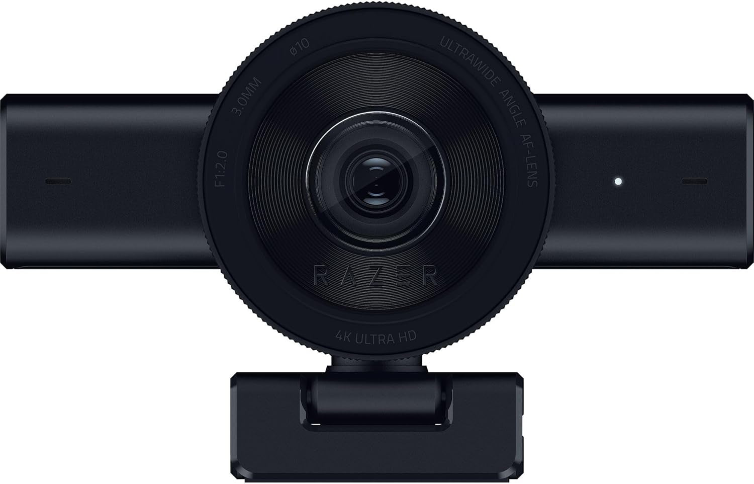 Kiyo V2 Streaming Webcam: 4K 30 FPS, 1080P 60 FPS - AI Powered Auto-Framing - Built-In Microphone - Ultrawide Angle Lens - Privacy Cover - Works with OBS, Xsplit, Discord, Zoom, Teams - Black