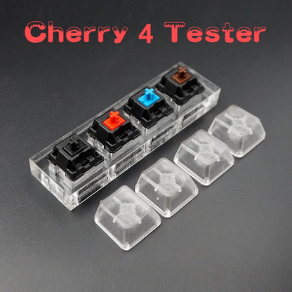 Switch Tester Cherry MX Kailh Switches Black Red Brown Blue 4 6 8 9 12 Key Translucent Keycaps Mechanical Keyboard Tester